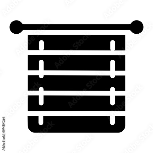Roman jalousie Solid Icon