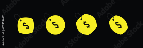 price tag discount icon vector shopping coupon badge for promotion symbol. illustration. Eps 10.