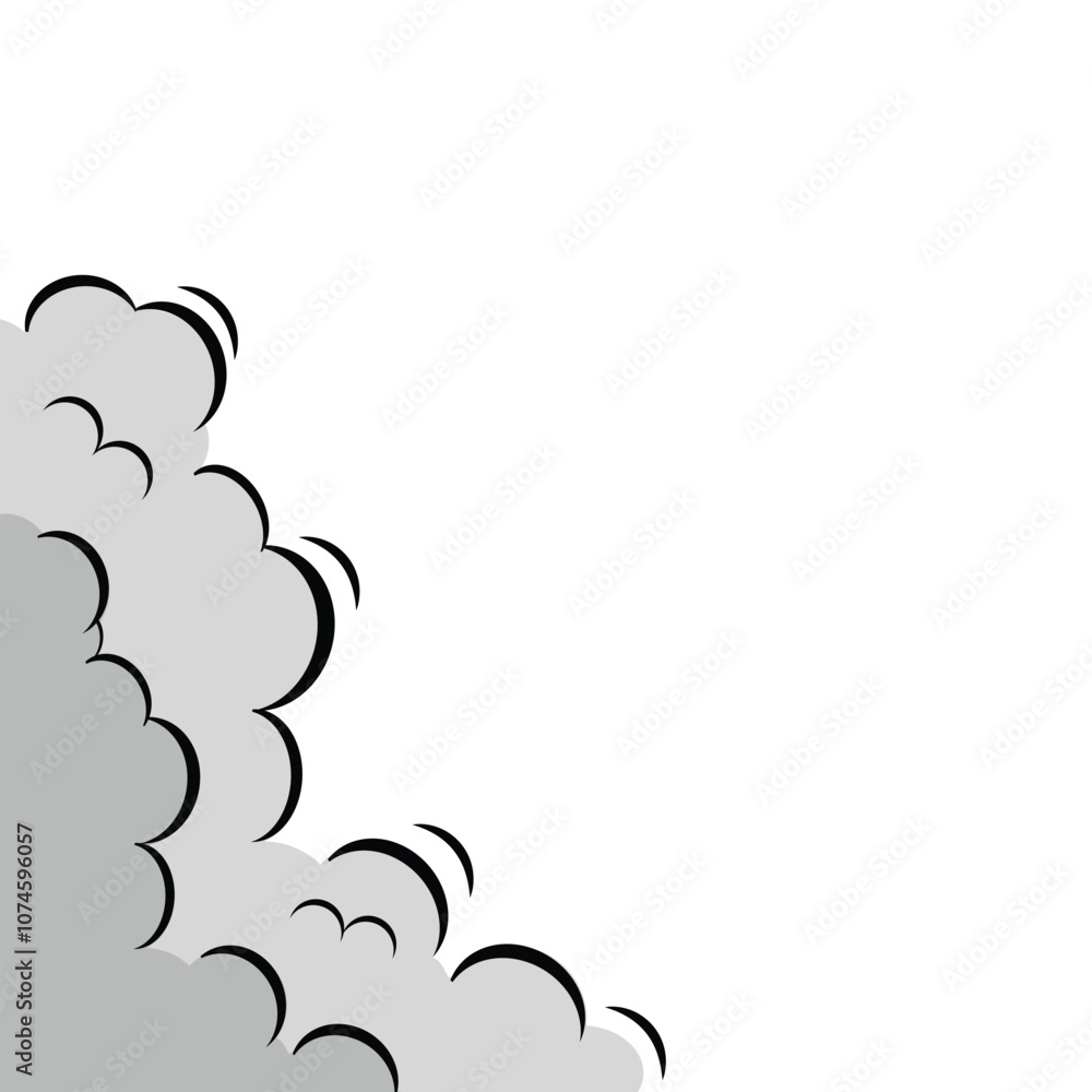 Obraz premium Cloud Comic Corner