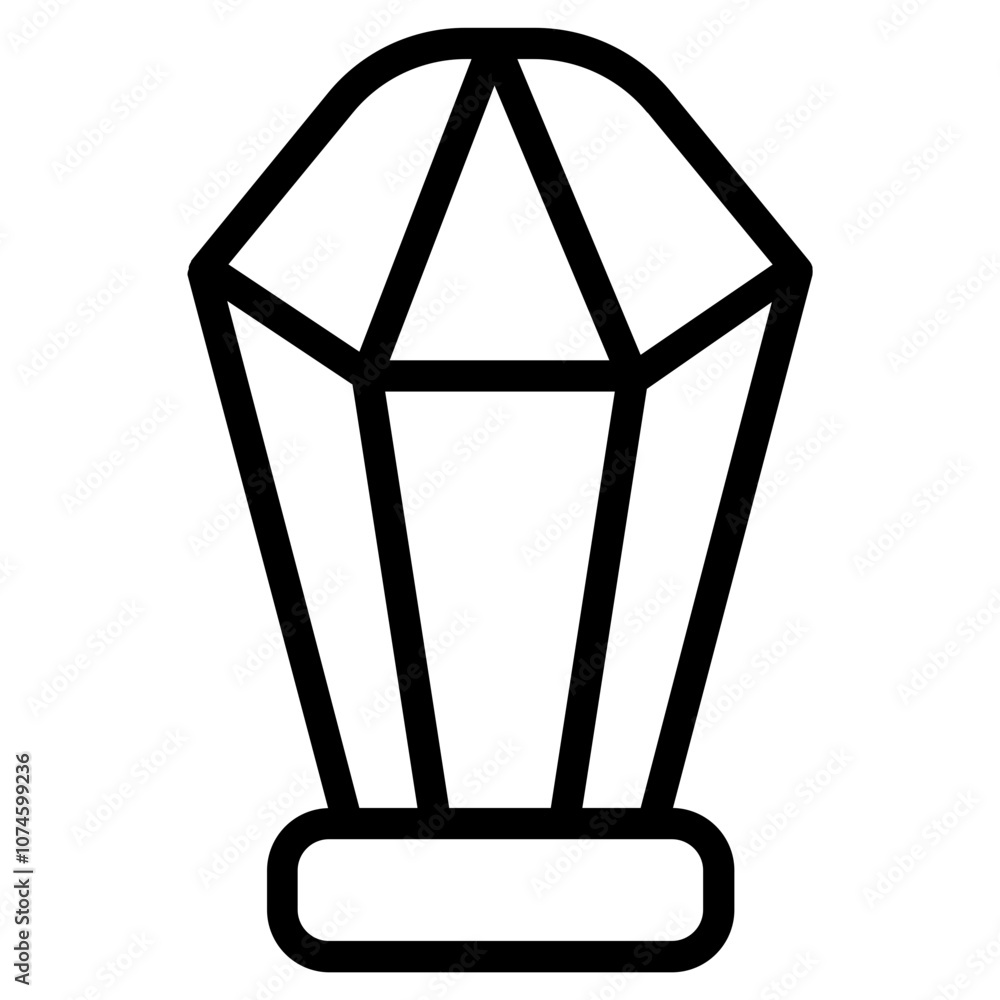 Crystal meth Line Icon Crystal meth Line Icon