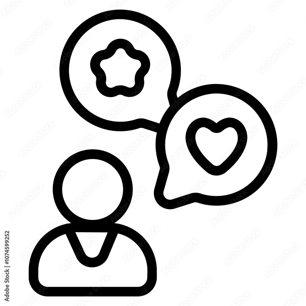 Customer review Line Icon Customer review Line Icon