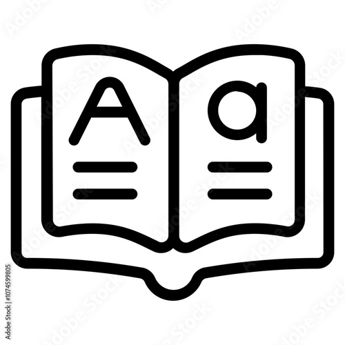 Grammar rules Line Icon