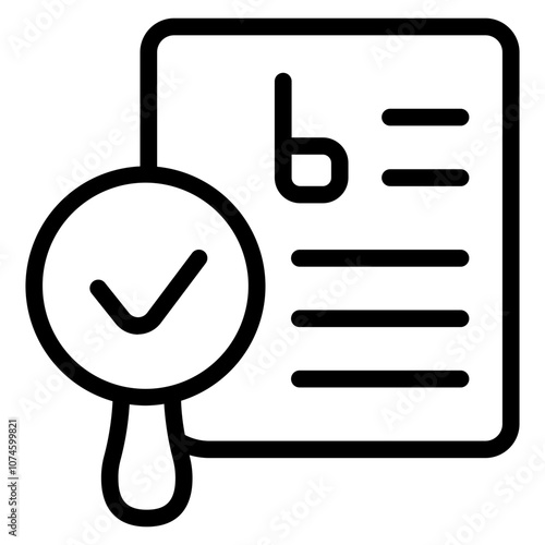 Grammar Line Icon