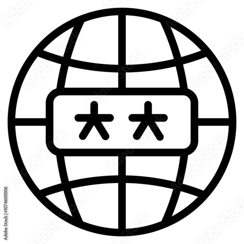 Internet Line Icon