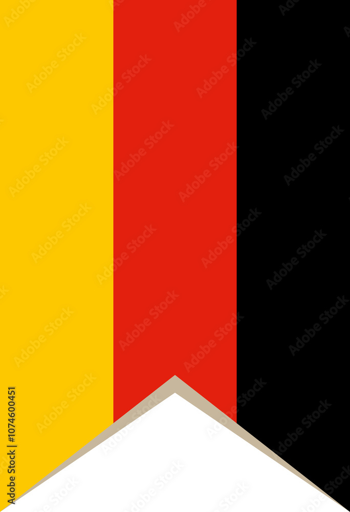 Naklejka premium National flag of Germany