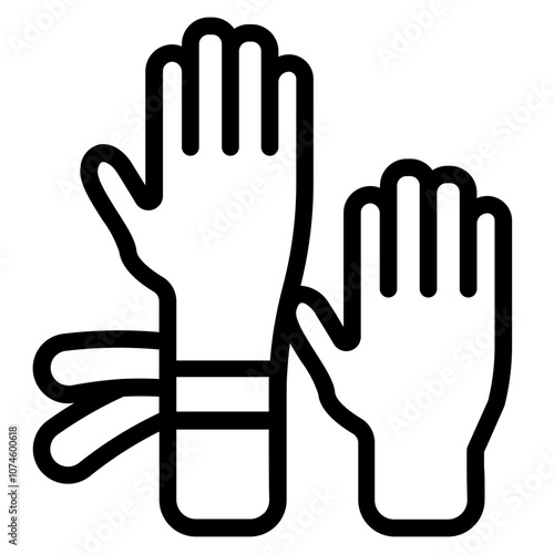 Protest Line Icon