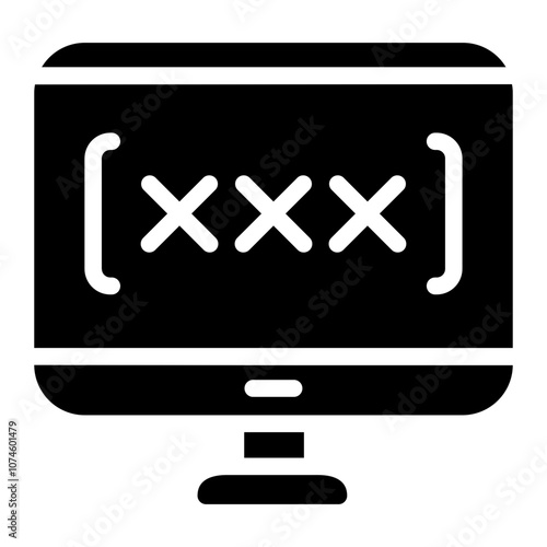 Website addiction Solid Icon