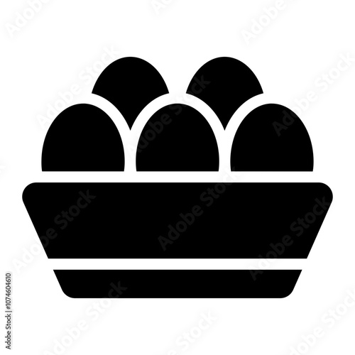 Egg Solid Icon