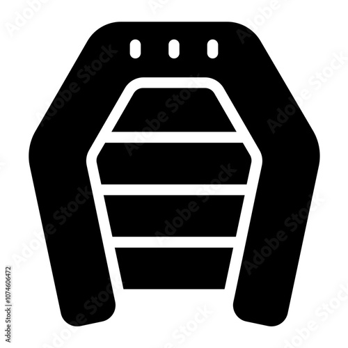 Raft Solid Icon