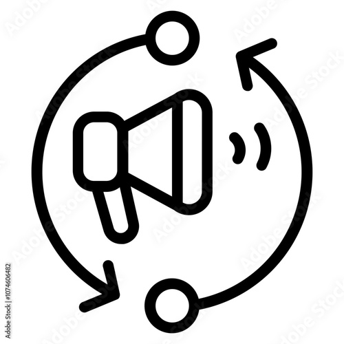 Publicity Line Icon