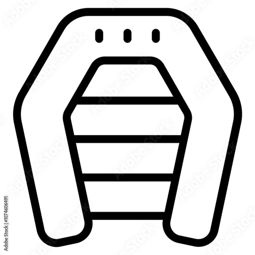 Raft Line Icon