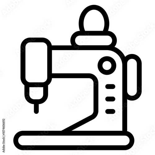 Sewing machine Line Icon