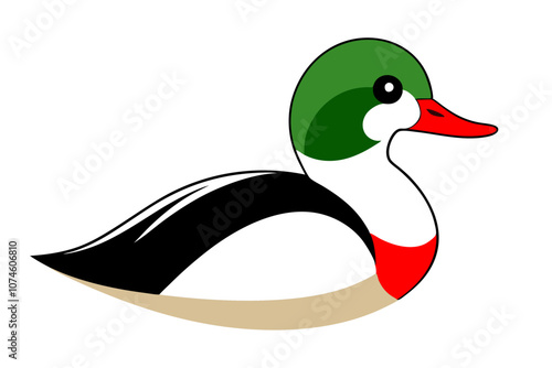 Creative animal vector illustration with white background