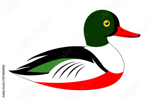 Creative animal vector illustration with white background