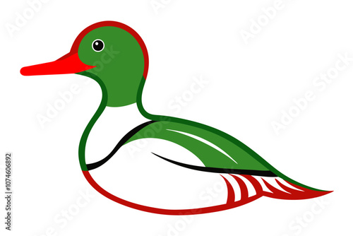 Creative animal vector illustration with white background