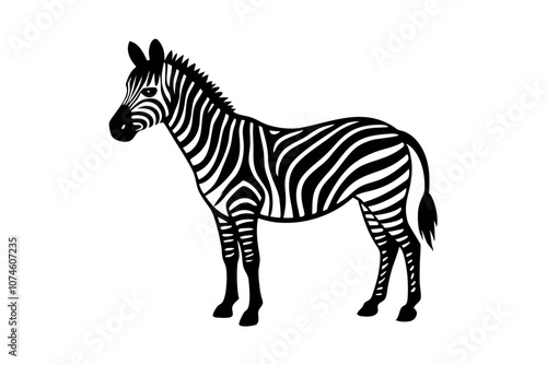 Creative animal vector illustration with white background