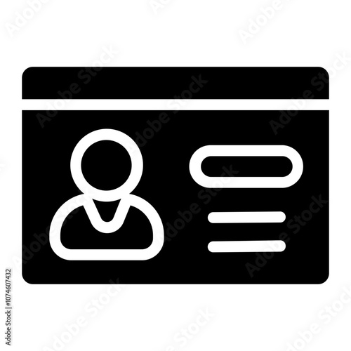 Visa Solid Icon