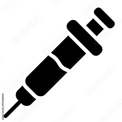 Anesthesia syringe Solid Icon