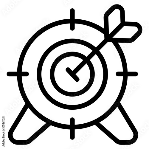 Target Line Icon
