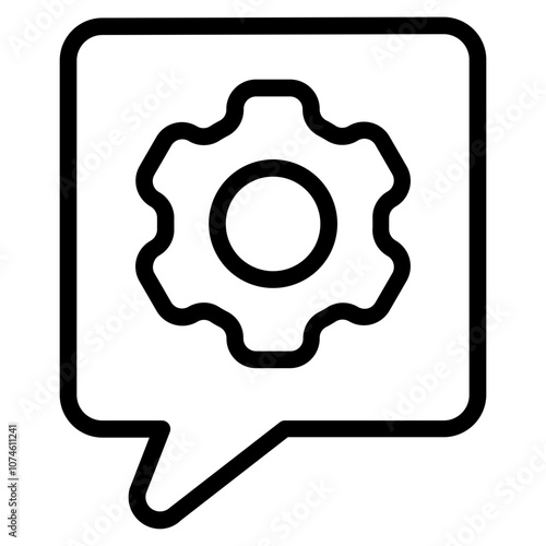 Tech support Line Icon