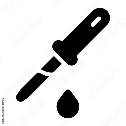Pipette Solid Icon