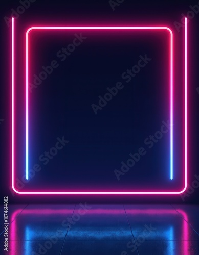 glowing sign