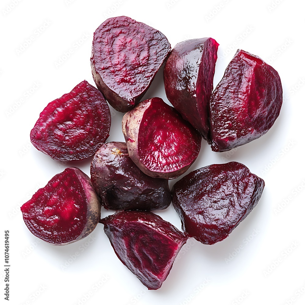 Beets isolated on a white background, close up Beets isolated on a white background, close up