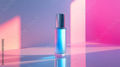 Glass Bottle Product Mockup 3d Render