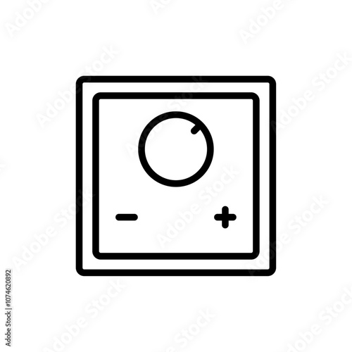 Free Download Dimmer icon logo sign set vector outline - GFXLoad