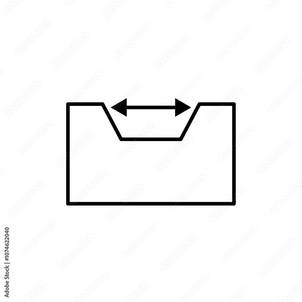 Gap icon logo sign set vector outline Gap icon logo sign set vector outline
