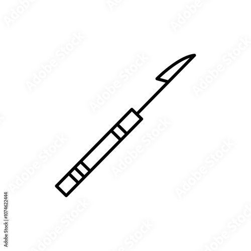 Harpoon icon logo sign set vector outline