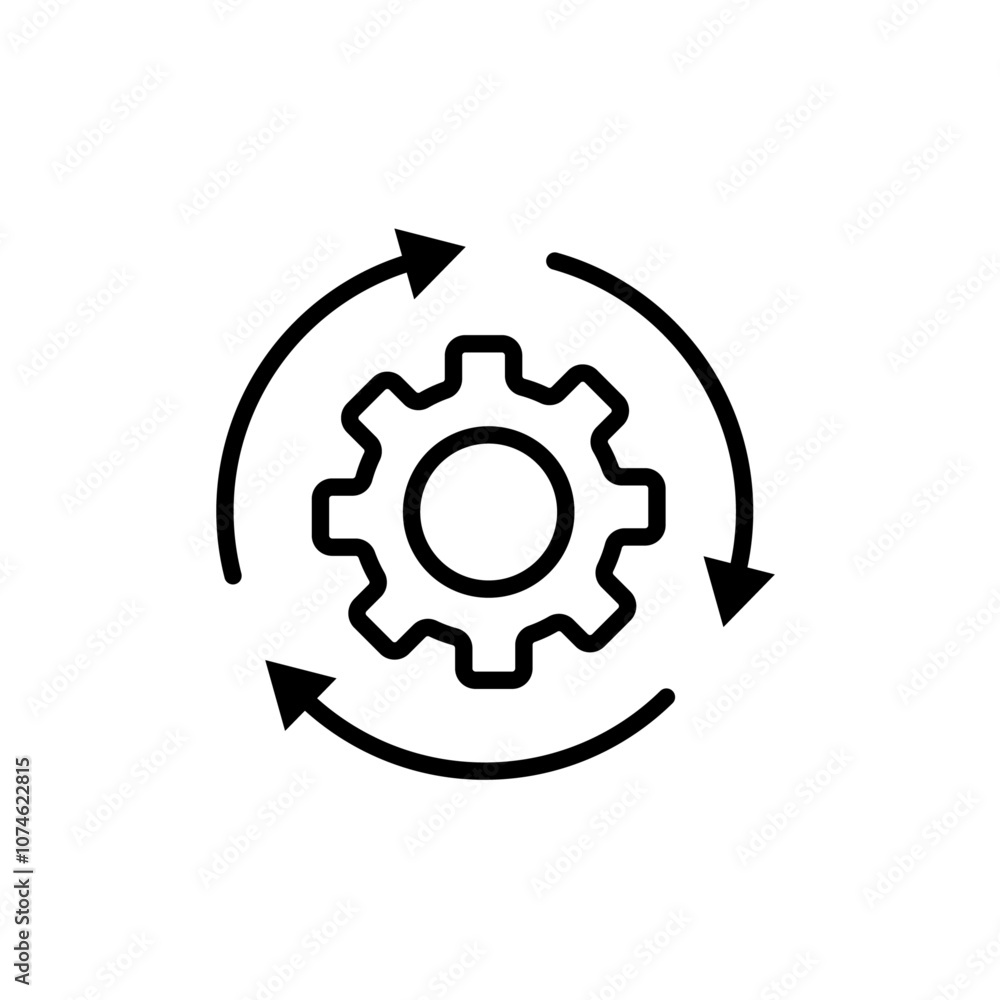 Implementation icon logo sign set vector outline Implementation icon logo sign set vector outline