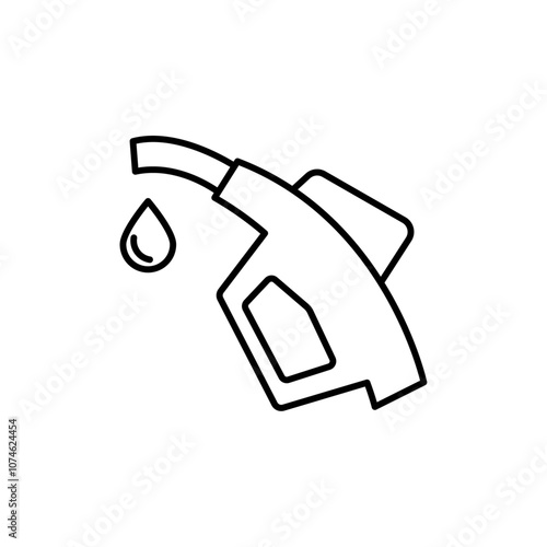 Petrol icon logo sign set vector outline