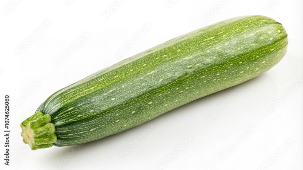 Green zucchini isolated on white background Green zucchini isolated on white background