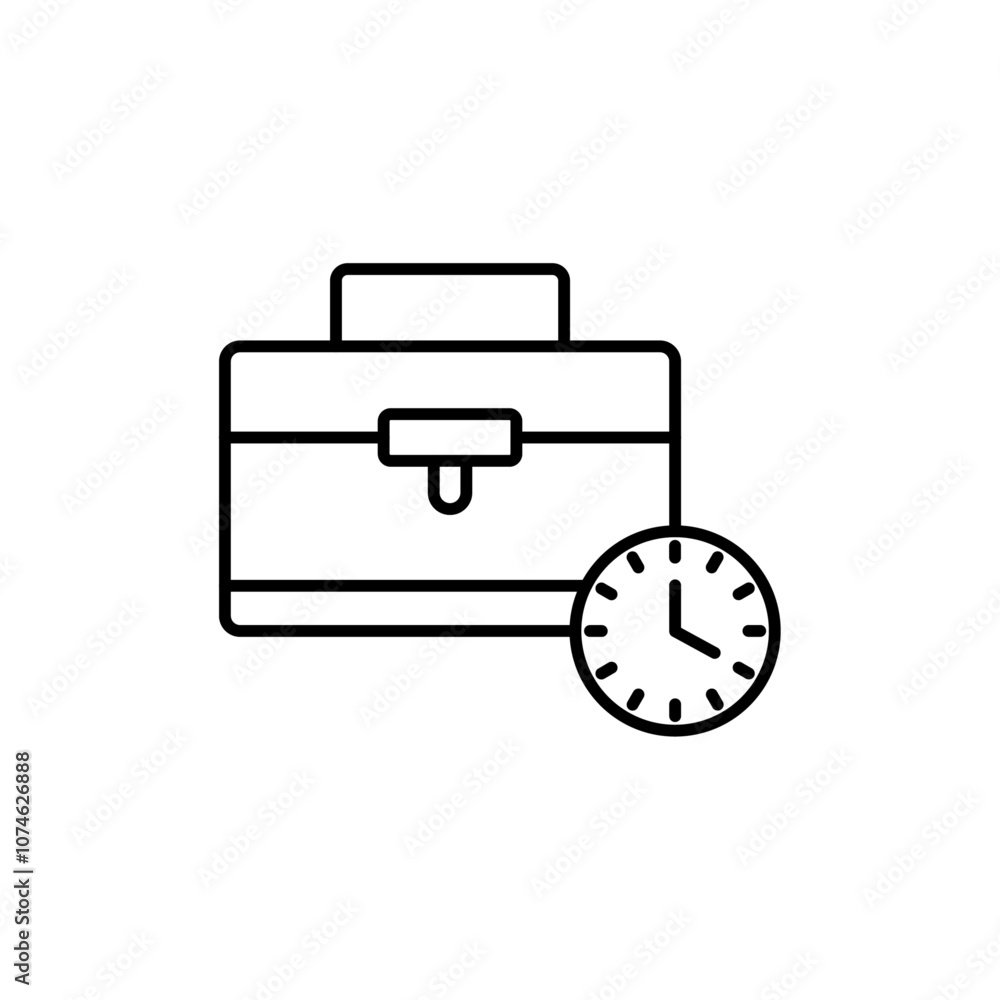 Work experience icon logo sign set vector outline Work experience icon logo sign set vector outline