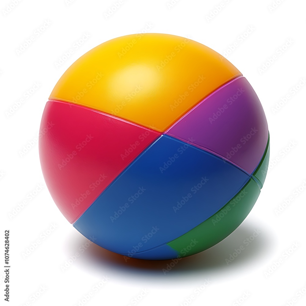 Ball isolated on a with a white background, close up Ball isolated on a with a white background, close up