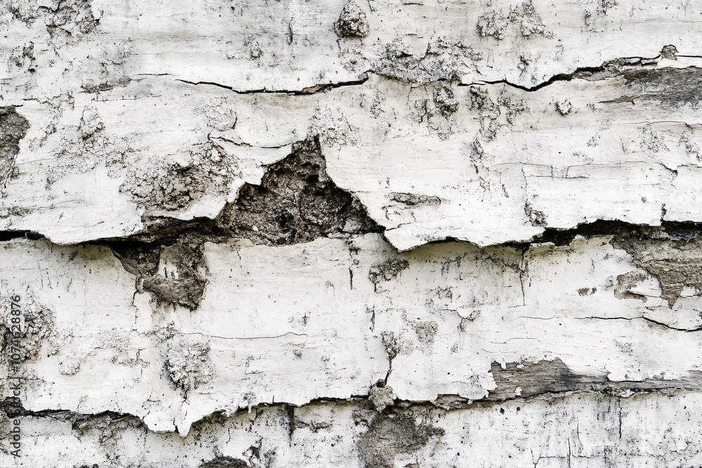 Fototapeta premium Weathered White Wood Texture: Rustic and Distressed Wood Background