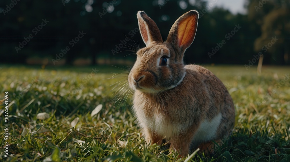 rabbit, animal, bunny, hare, mammal, fur, wild, pet, easter, pets, isolated, brown, ears, fluffy, cute, white, baby, small, animals, rabbits, grass, furry, domestic, young, rodent