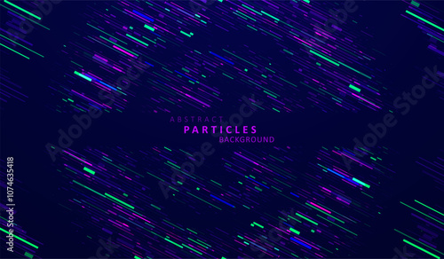 Futuristic particles wave. Abstract grid virtual reality. Graphic concept for your design. Adobe Illustrator Artwork