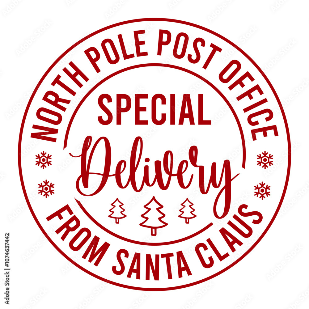 North Pole Post Office Special Delivery From Santa Claus SVG North Pole Post Office Special Delivery From Santa Claus SVG