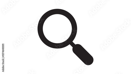 magnifying glass isolated on white