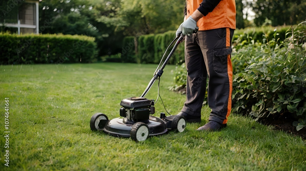 mowing the lawn mowing the lawn
