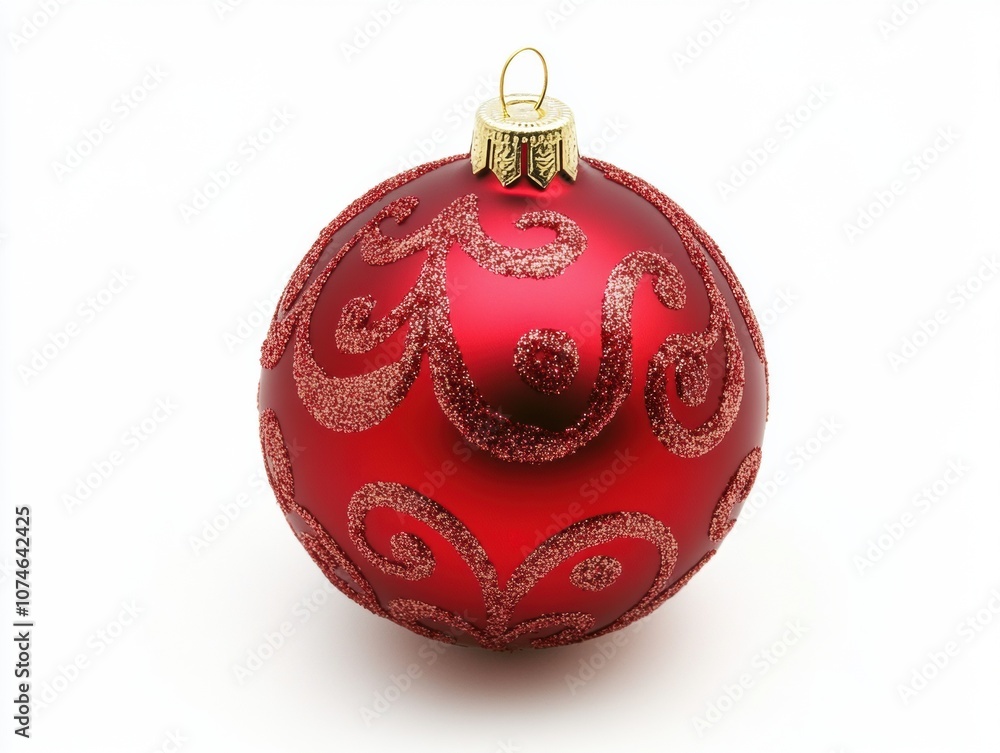 Christmas bauble on white background. Christmas bauble on white background.