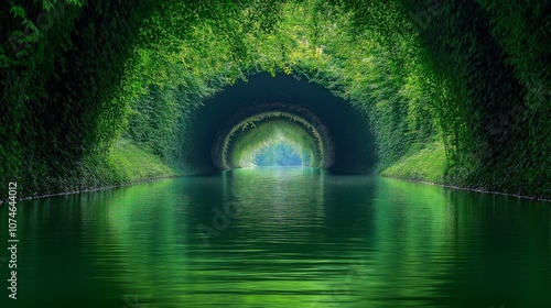 Tree canopy over the river
