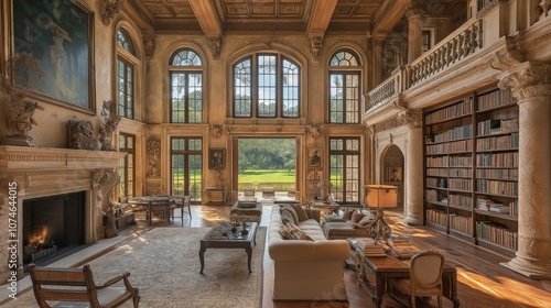 magnificent mansion interio...