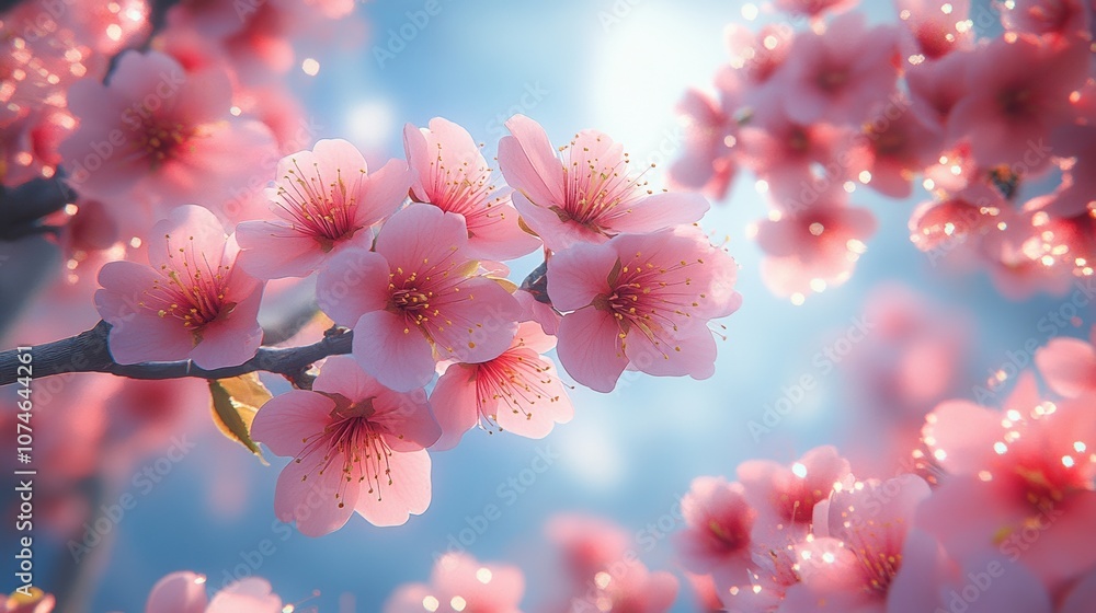 Spring Magic of Blooming Cherry Blossoms Spring Magic of Blooming Cherry Blossoms