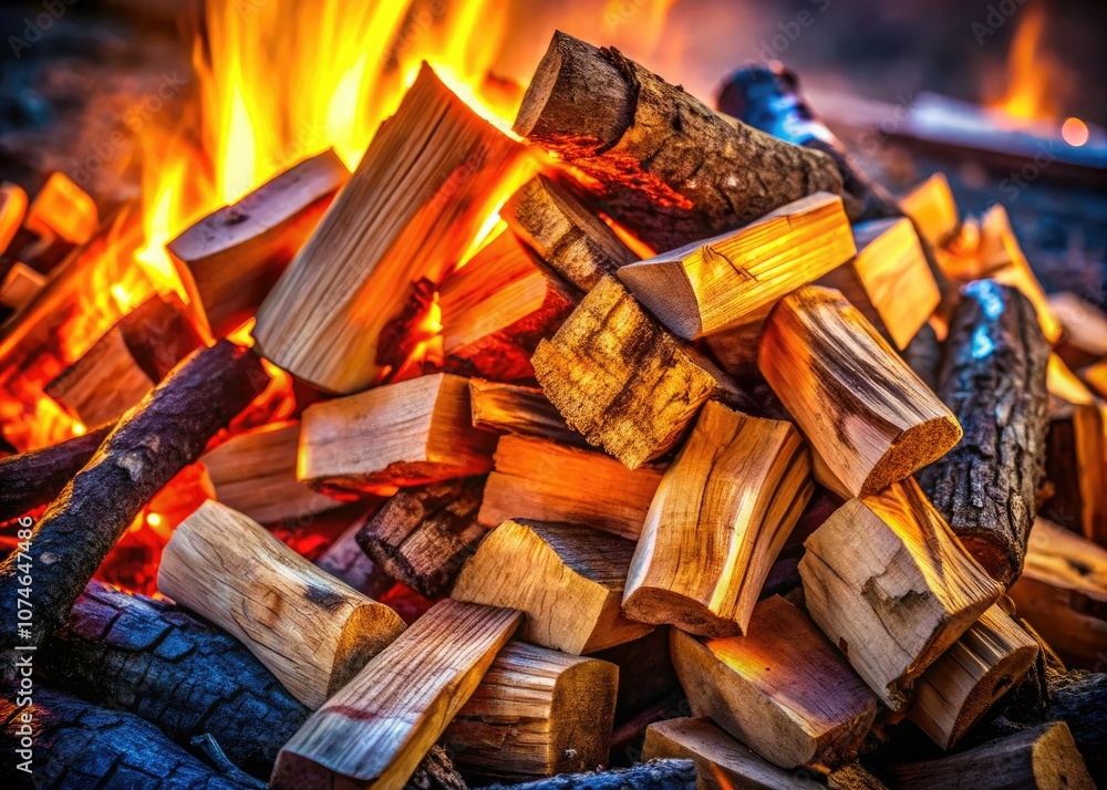 Experience warm ambiance in low light photography featuring a rustic firewood pile, perfect for cozy settings, outdoor fireplaces, camping adventures, and natural decor ideas. Experience warm ambiance in low light photography featuring a rustic firewood pile, perfect for cozy settings, outdoor fireplaces, camping adventures, and natural decor ideas.