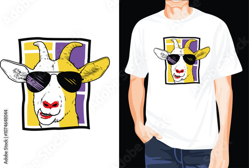 Goat With Sunglasses T-shirt