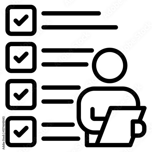 Accountability Icon For Design Element