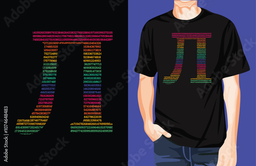 Pi Day t-shirt design